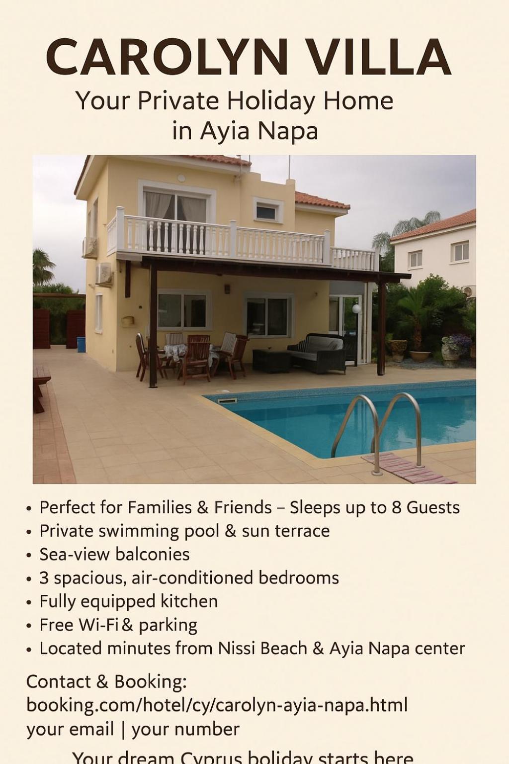 Carolyn Villa Ayia Napa Exterior foto